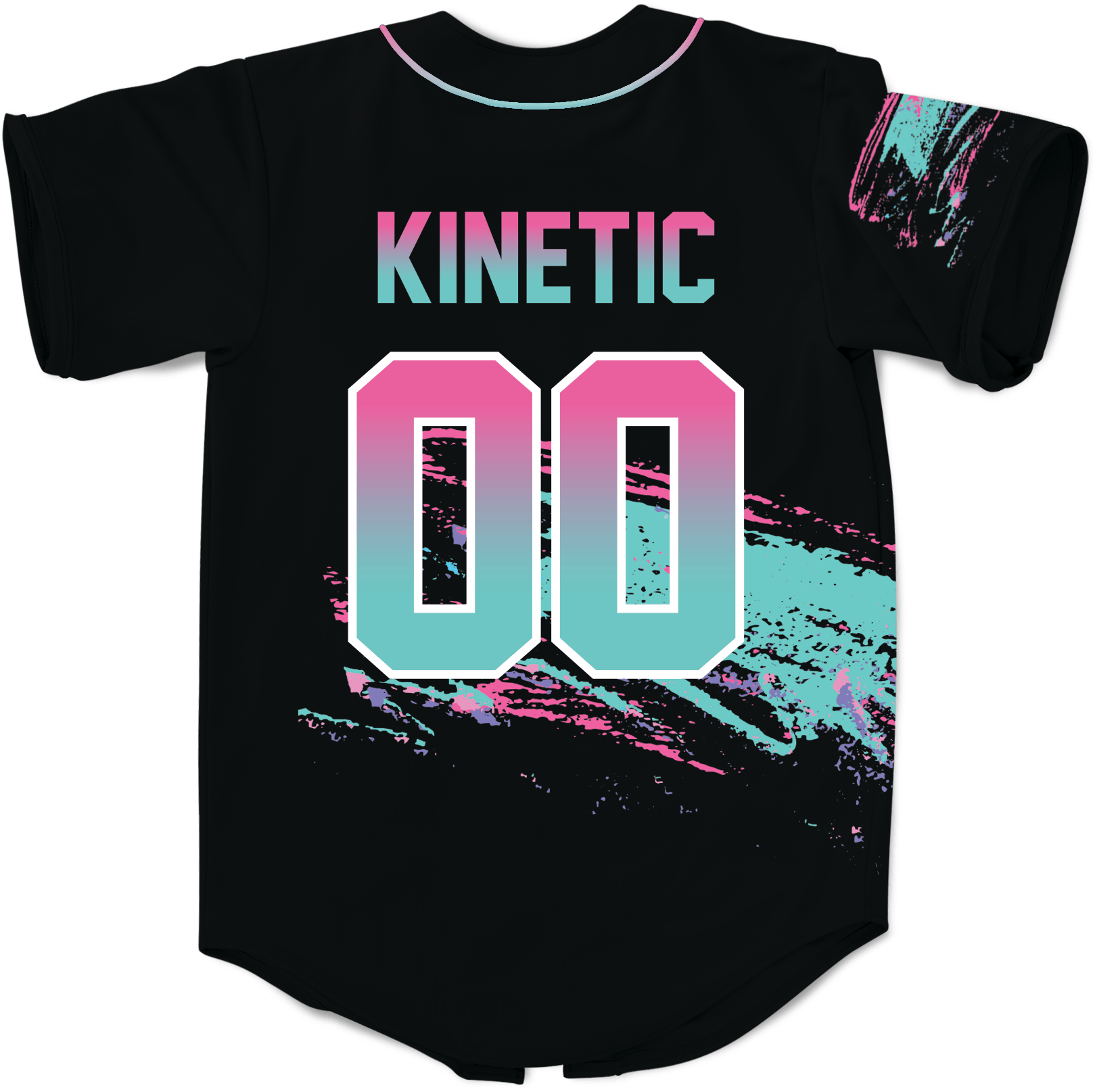 Kinetic ID - Miami Beach Splash Baseball Jersey