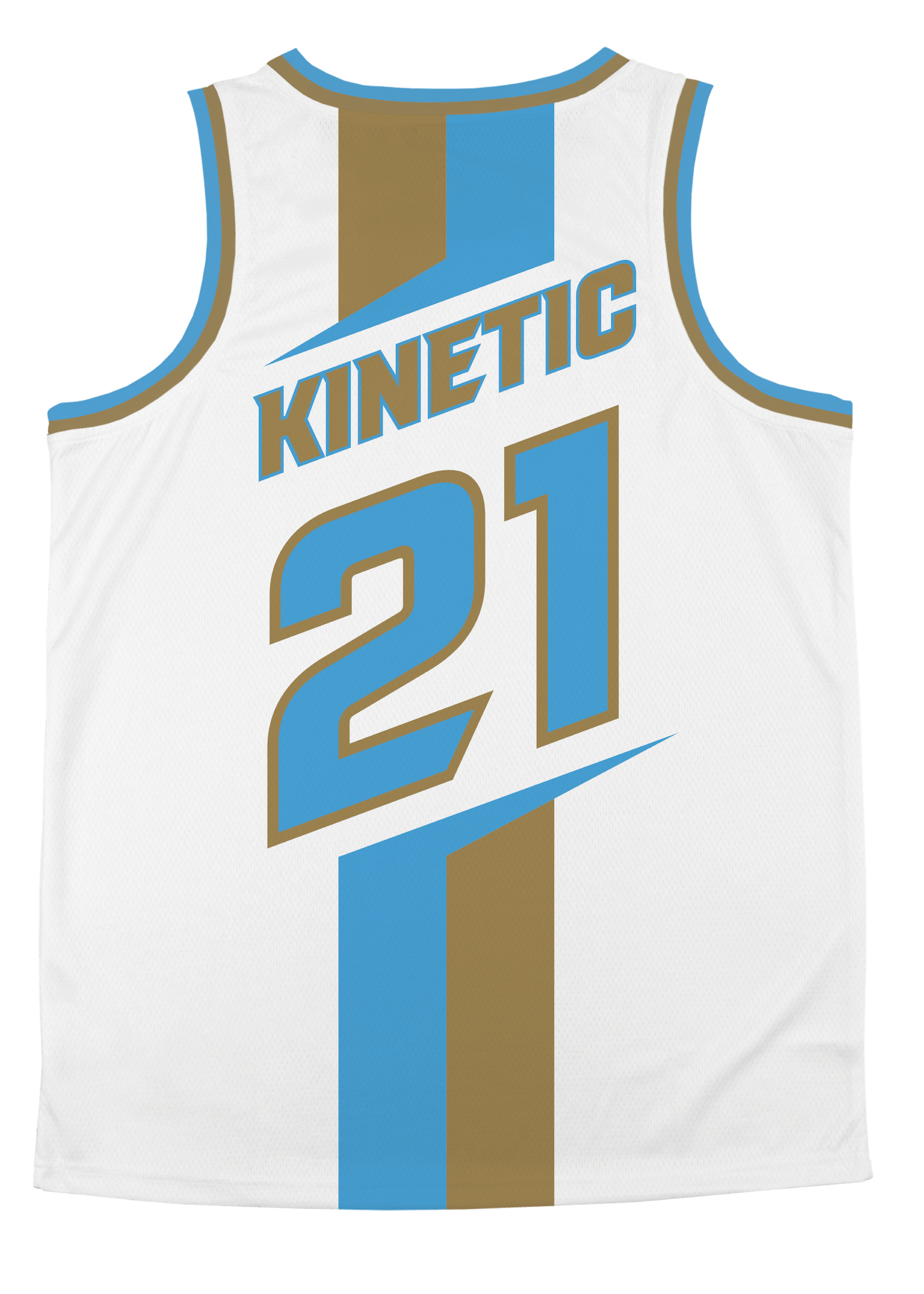 Alpha Pinstripe Basketball Jersey