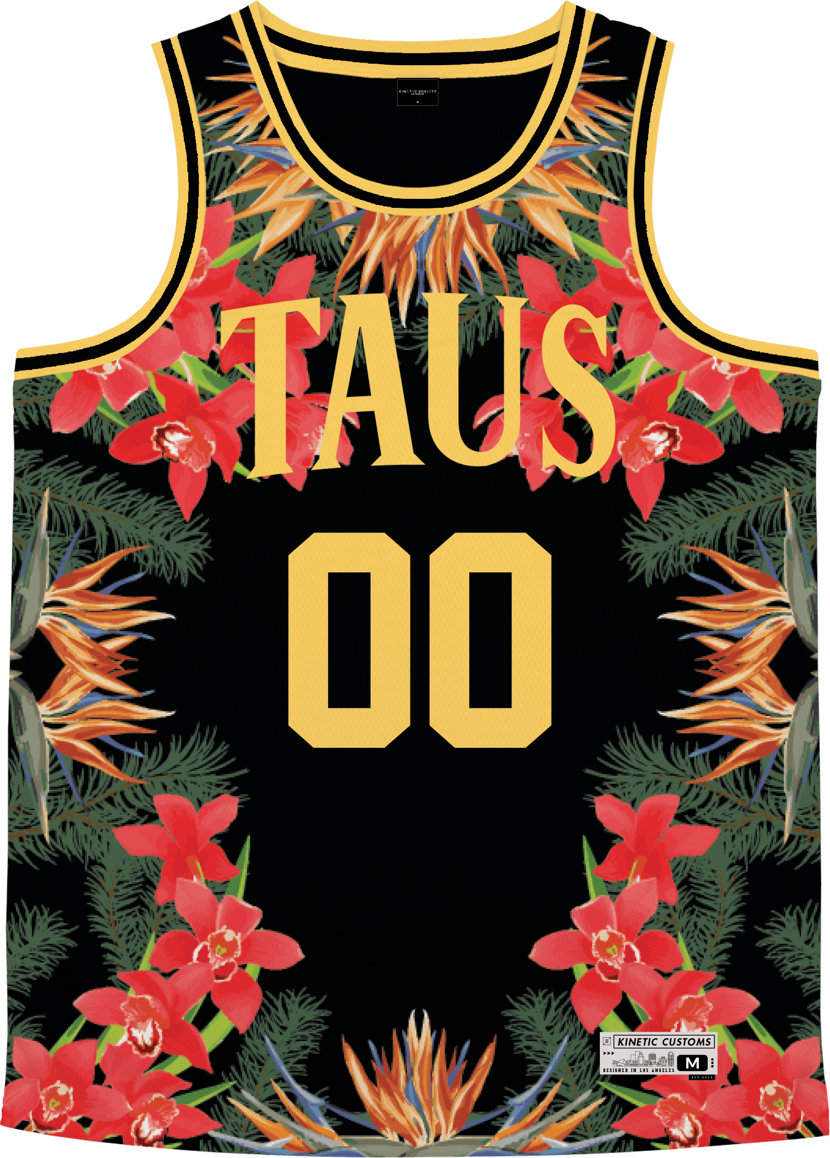 Alpha Tau Omega Orchid Paradise Basketball Jersey