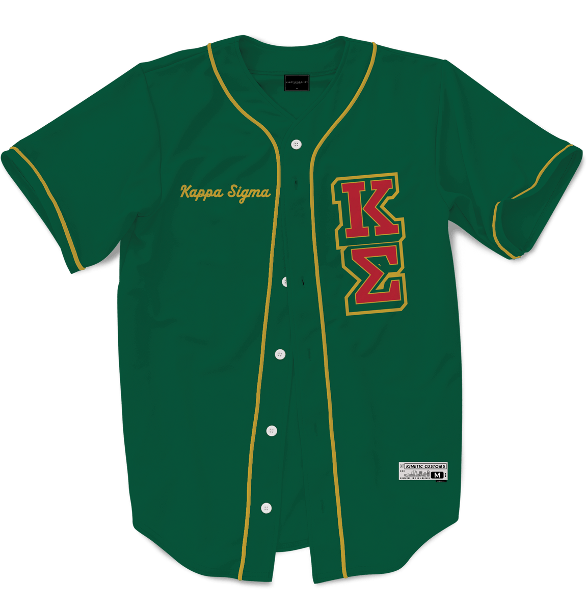 Kappa Sig White Mesh Baseball Jersey