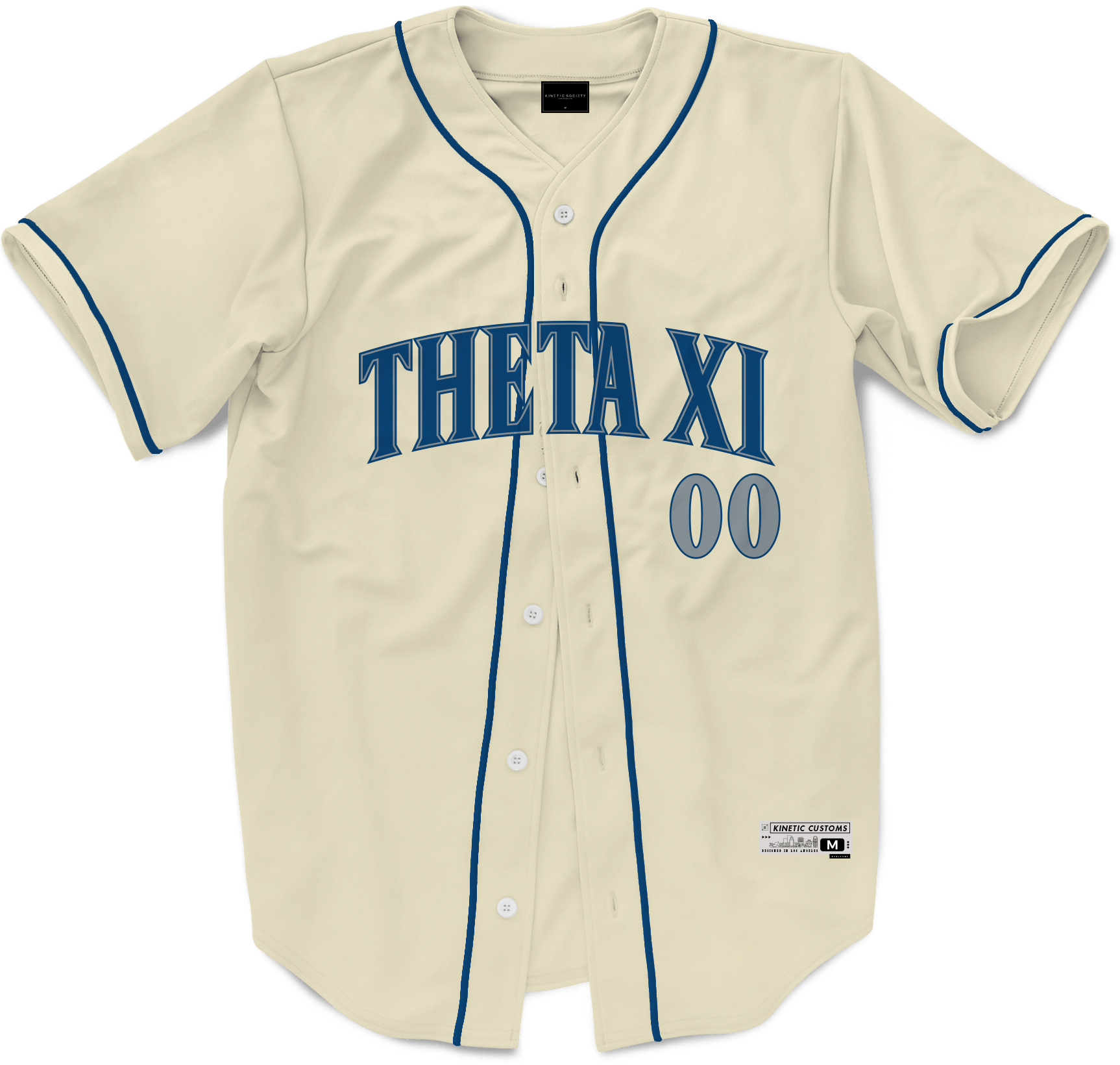 Theta XI - Cream Baseball Jersey