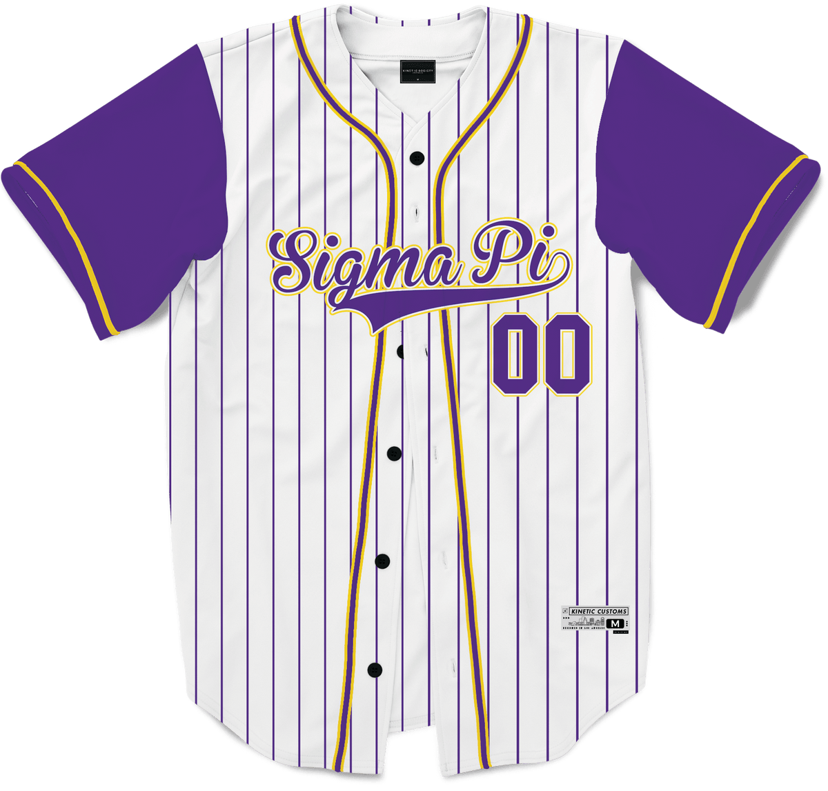 Sigma Pi - The Block Baseball Jersey