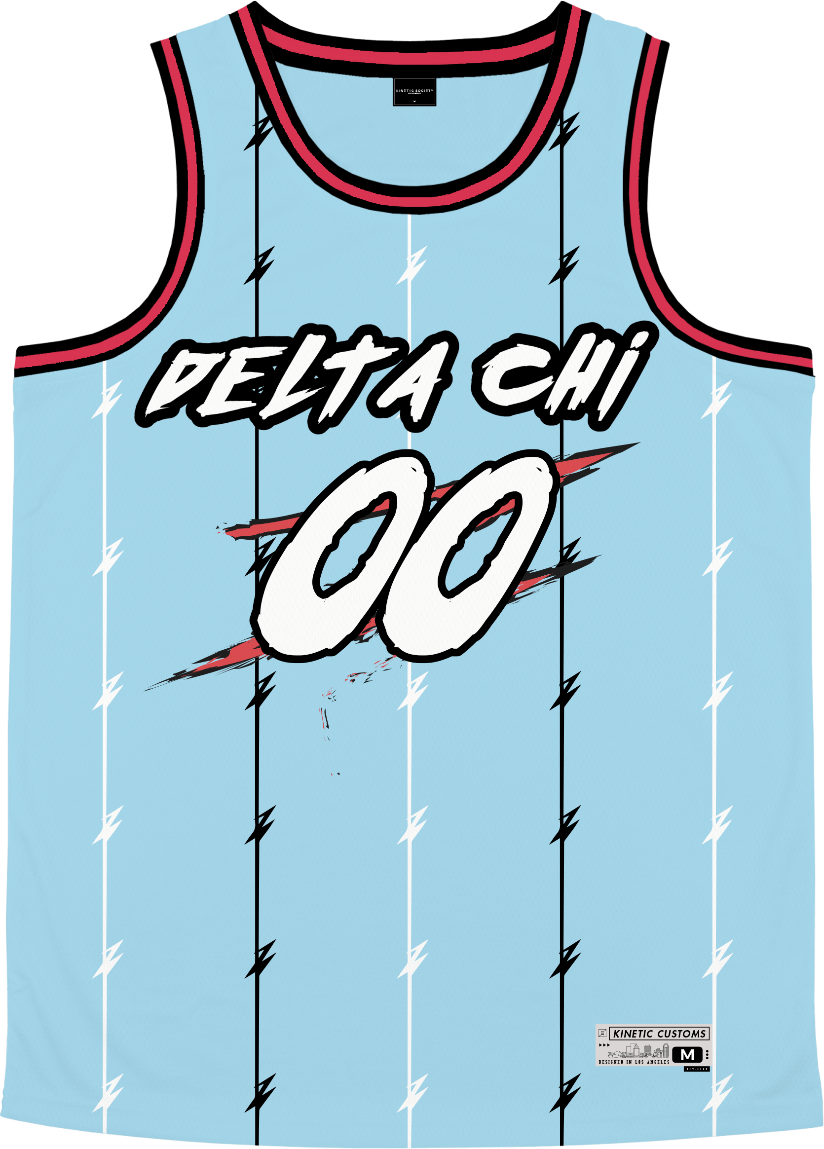 Kinetic Society LLC Theta Chi - Retro Ballers Basketball Jersey