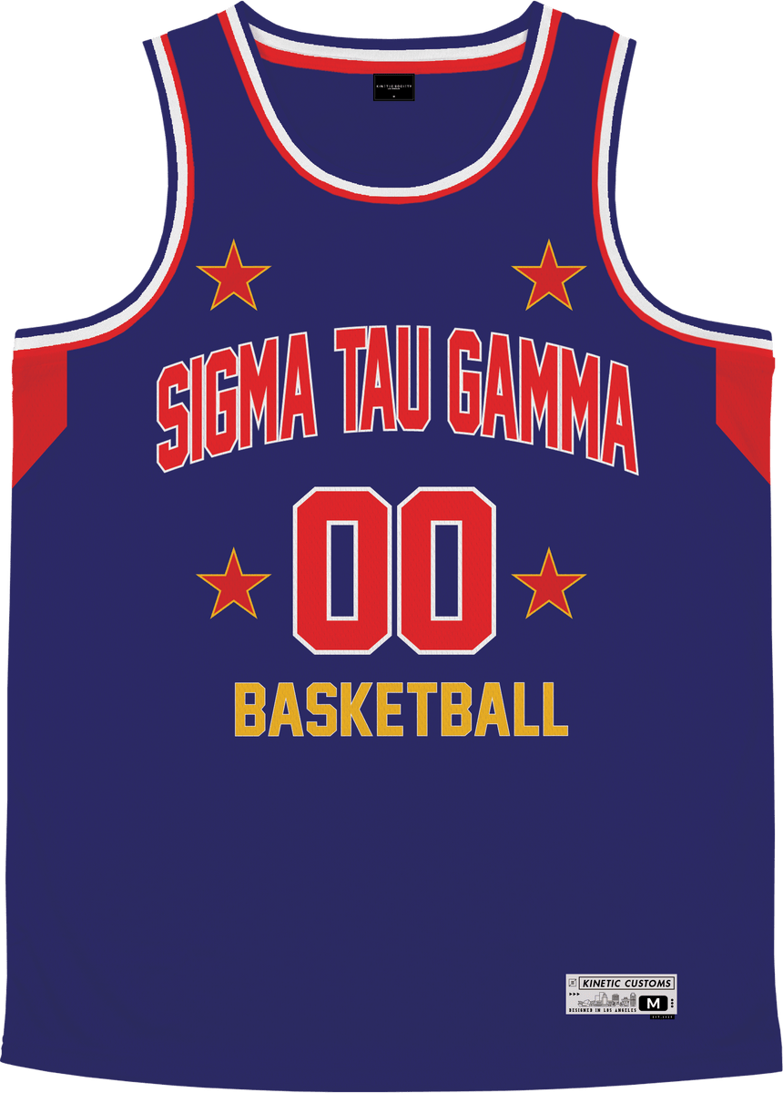 Kinetic Society LLC Delta Gamma - Vintage Basketball Jersey