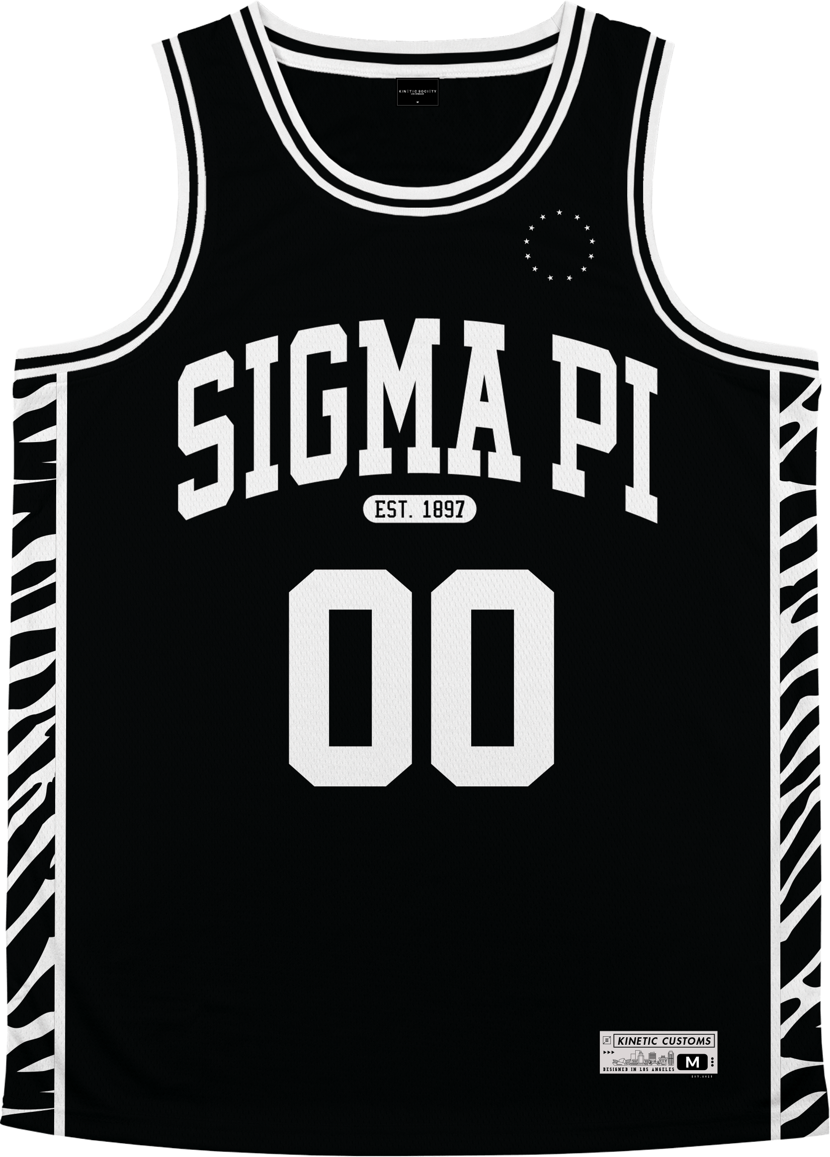 Kinetic Society LLC Sigma Pi - Vintage Basketball Jersey