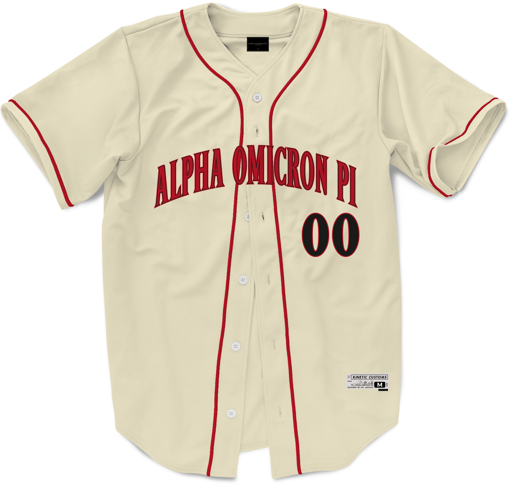 Lambda Chi Alpha - Cream Baseball Jersey