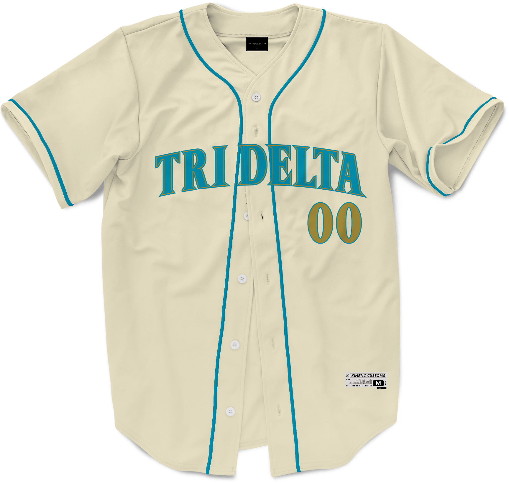 Delta Delta Delta - Cream Baseball Jersey