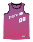 Theta Chi - Striped - Basketball Jersey