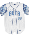 Beta Theta Pi - Camo Sleeved - Baseball Jersey