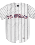 Psi Upsilon - Crimson Wrapped - Baseball Jersey