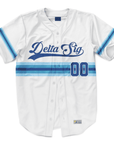 Delta Sigma Phi - Retro Stripe - Baseball Jersey