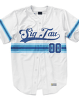 Sigma Tau Gamma - Retro Stripe - Baseball Jersey