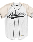 Lambda Phi Epsilon - Classic Cream - Baseball Jersey