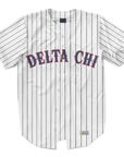 Delta Chi - Crimson Wrapped - Baseball Jersey