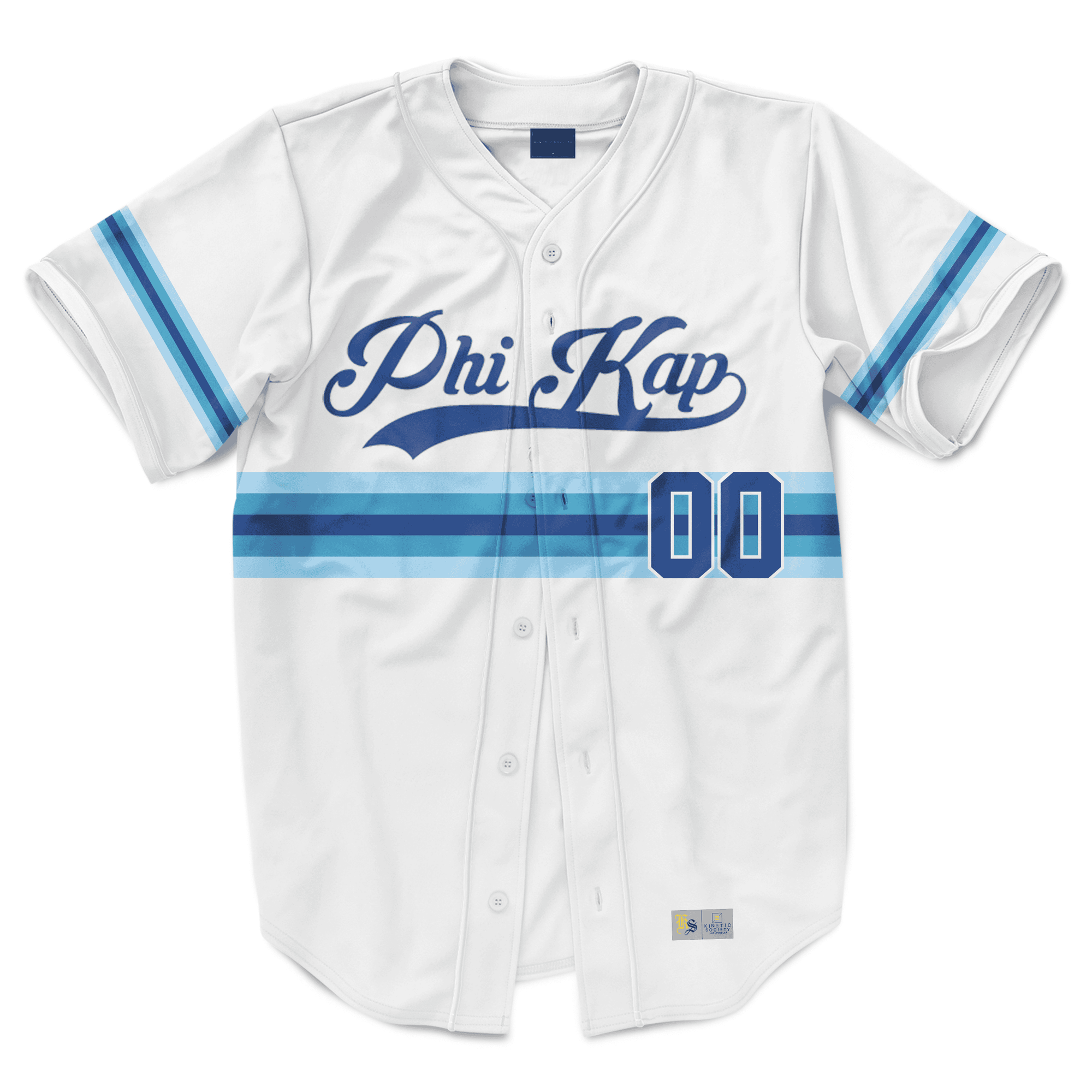 Phi Kappa Sigma - Retro Stripe - Baseball Jersey