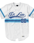 Pi Lambda Phi - Retro Stripe - Baseball Jersey