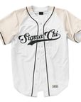 Sigma Chi - Classic Cream - Baseball Jersey