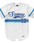 Sigma Alpha Mu - Retro Stripe - Baseball Jersey