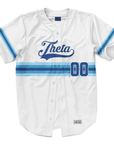 Kappa Alpha Theta - Retro Stripe - Baseball Jersey