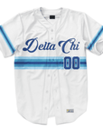 Delta Chi - Retro Stripe - Baseball Jersey