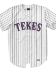 Tau Kappa Epsilon - Crimson Wrapped - Baseball Jersey