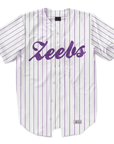 Zeta Beta Tau - Purple Pinstipe - Baseball Jersey