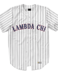 Lambda Chi Alpha - Crimson Wrapped - Baseball Jersey