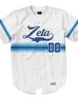 Zeta Tau Alpha - Retro Stripe - Baseball Jersey