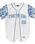 Theta Chi - Camo Sleeved - Baseball Jersey