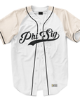 Phi Sigma Kappa - Classic Cream - Baseball Jersey