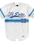 Delta Delta Delta - Retro Stripe - Baseball Jersey