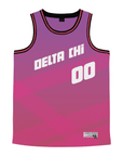 Delta Chi - Striped - Basketball Jersey