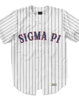 Sigma Pi - Crimson Wrapped - Baseball Jersey