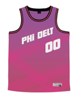 Phi Delta Theta - Striped - Basketball Jersey