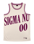 Sigma Nu - Big Bold - Basketball Jersey