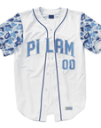 Pi Lambda Phi - Camo Sleeved - Baseball Jersey