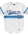 Sigma Nu - Retro Stripe - Baseball Jersey