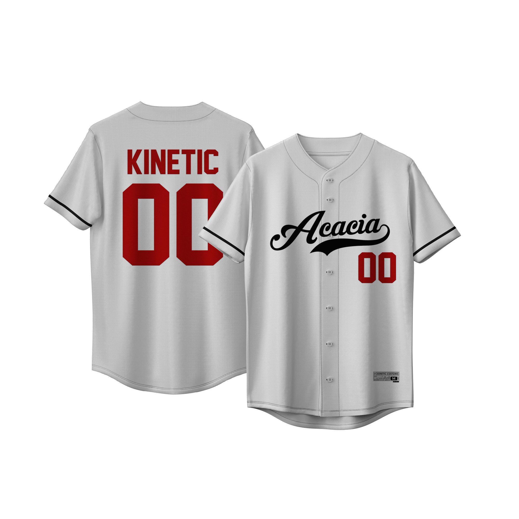 Acacia - Classic Ballpark Red Baseball Jersey