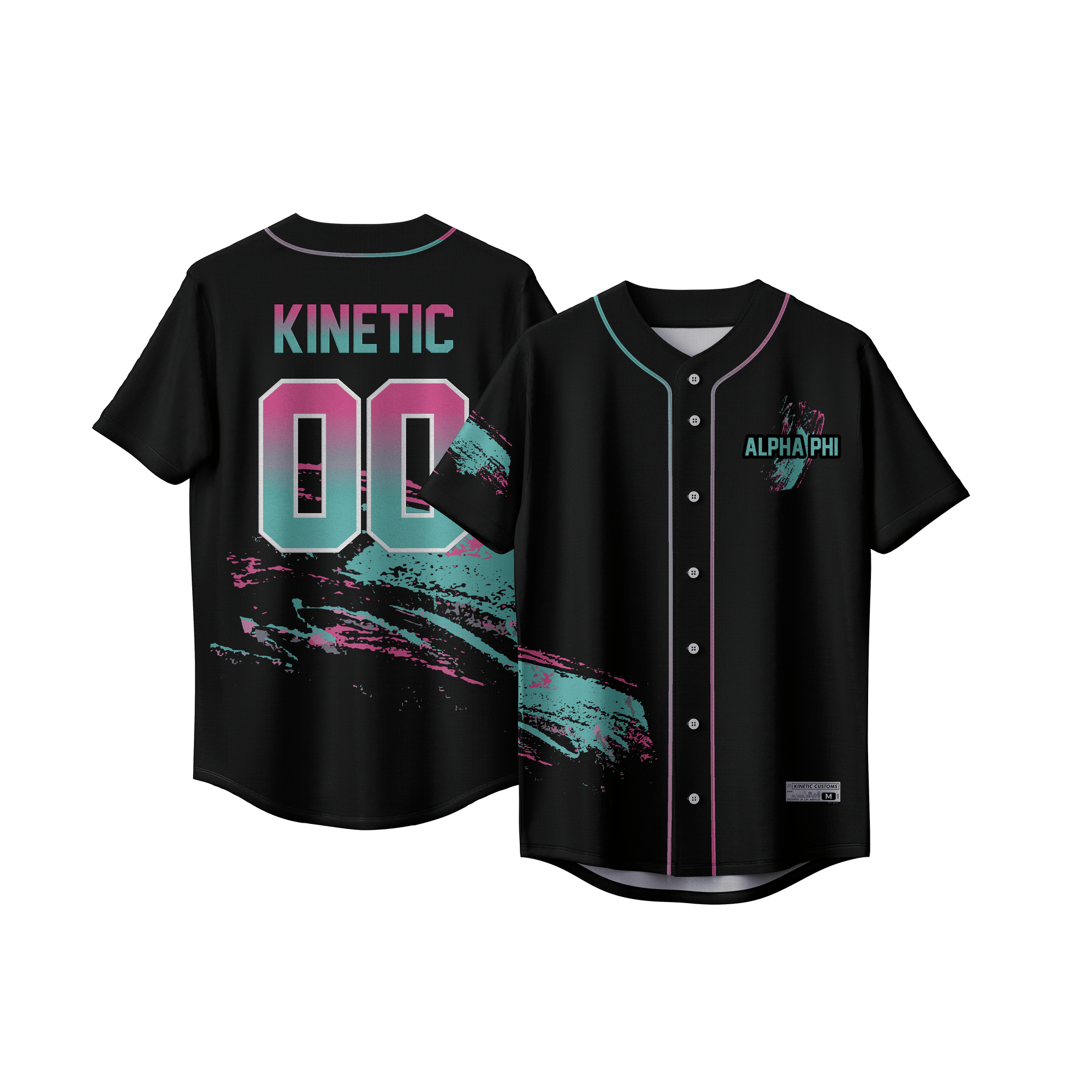 Alpha Phi - Miami Beach Splash Baseball Jersey