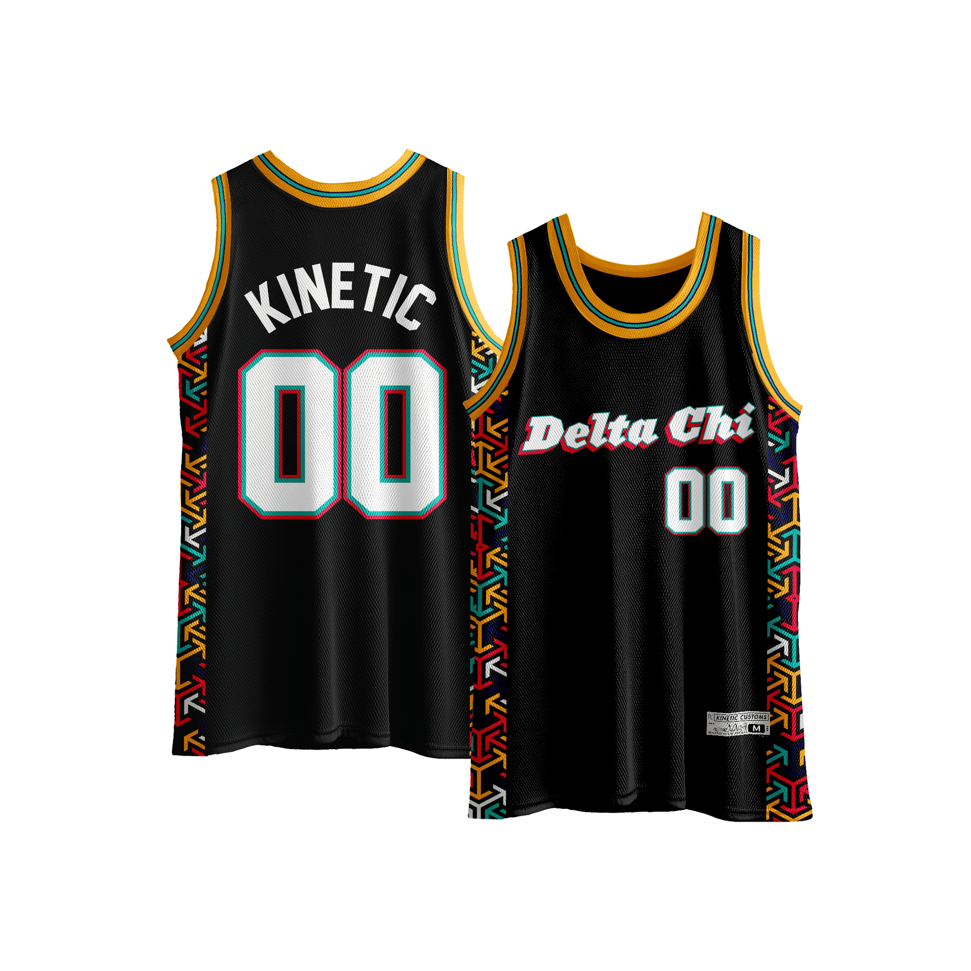 DELTA CHI - Cubic Arrow Basketball Jersey