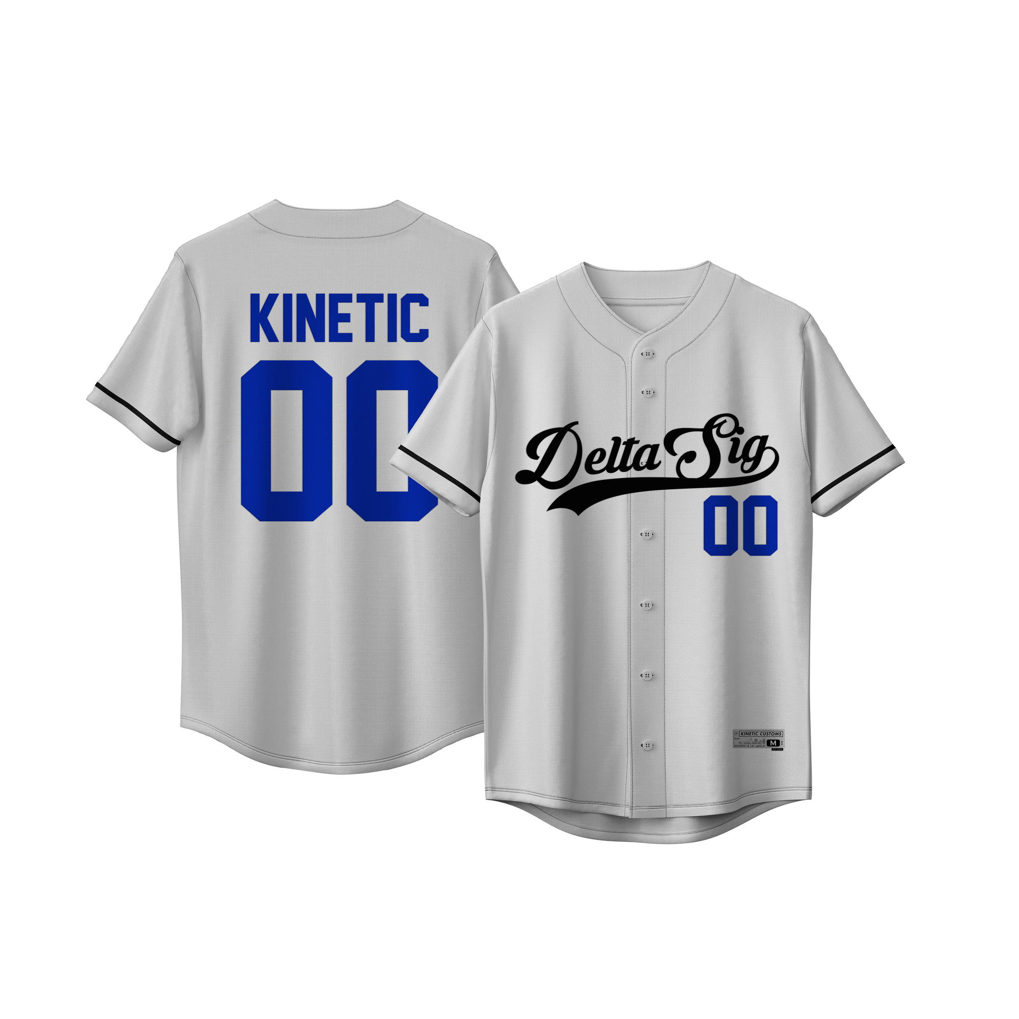 Delta Sigma Phi - Classic Ballpark Blue Baseball Jersey