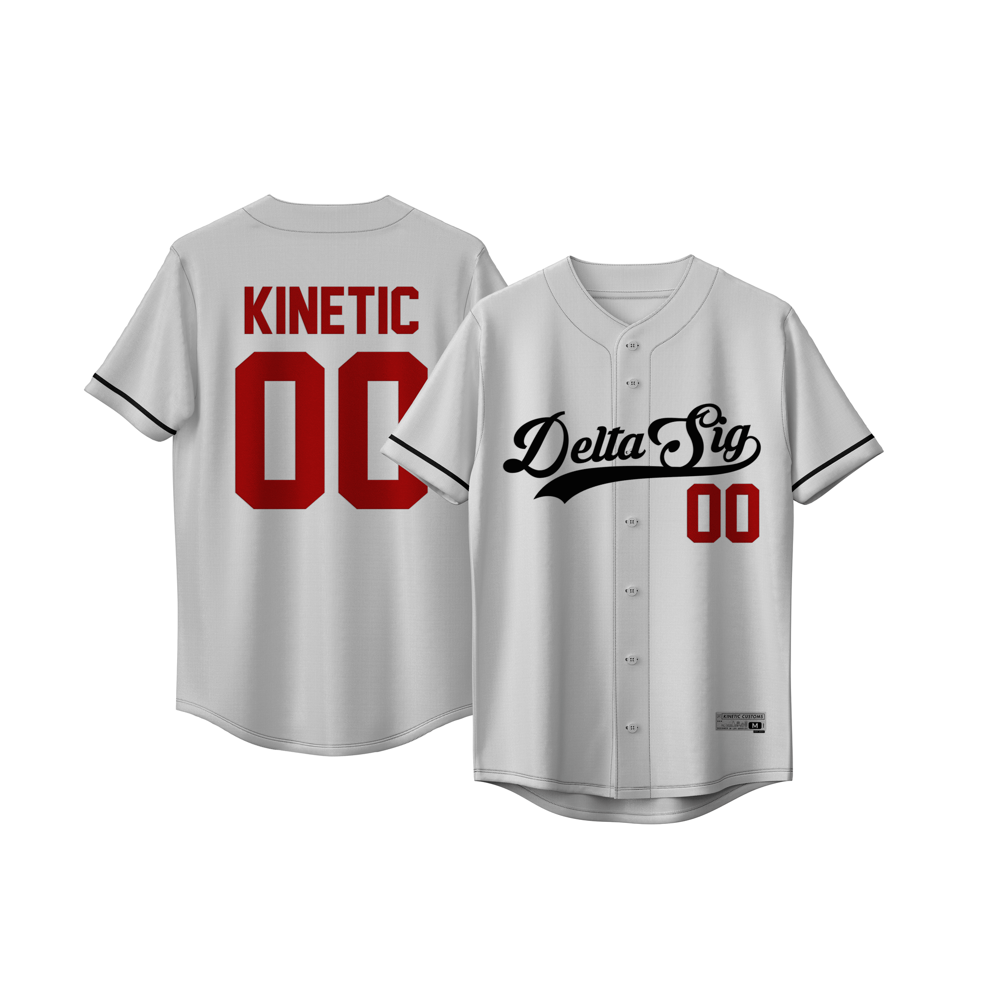 Delta Sigma Phi - Classic Ballpark Red Baseball Jersey