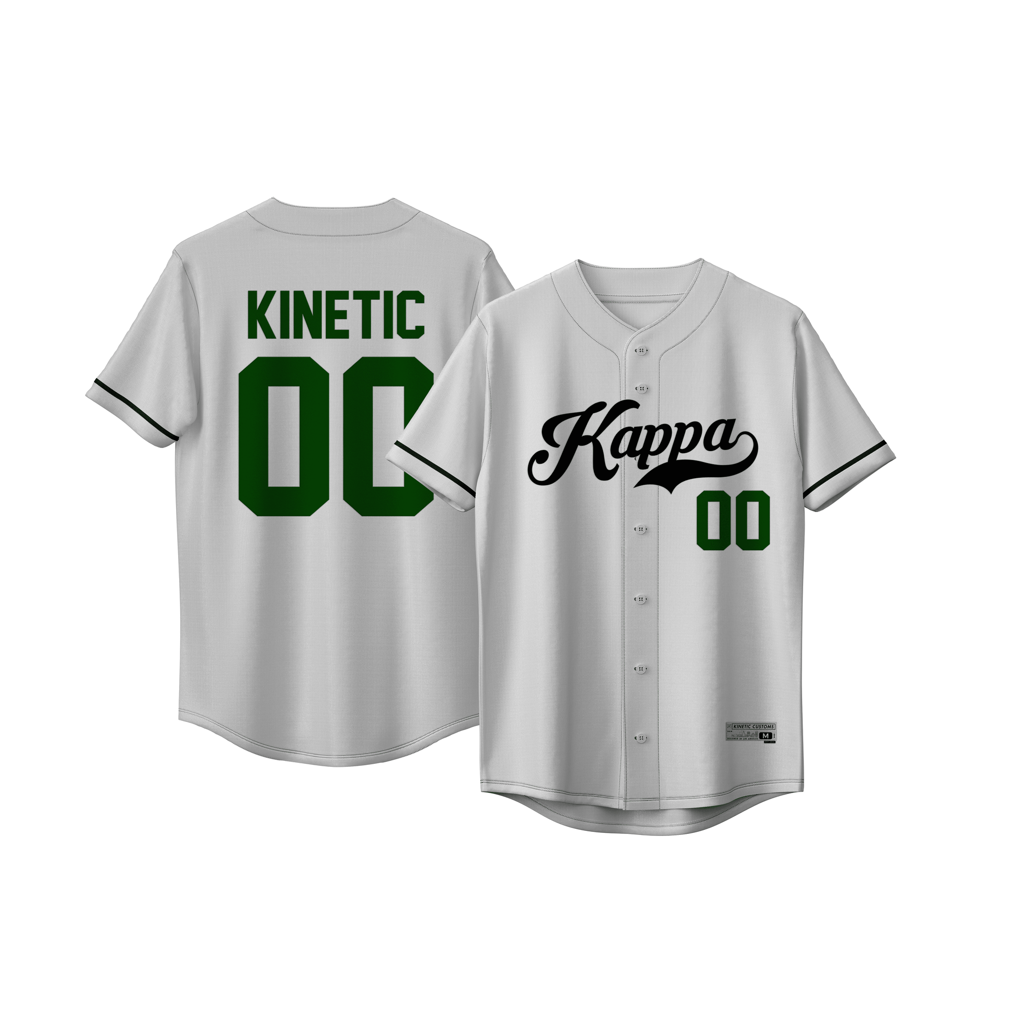 Kappa Kappa Gamma - Classic Ballpark Green Baseball Jersey