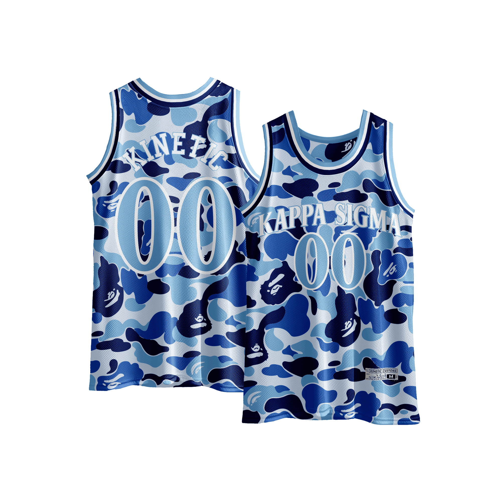 Kappa Sigma - Blue Camo Basketball Jersey