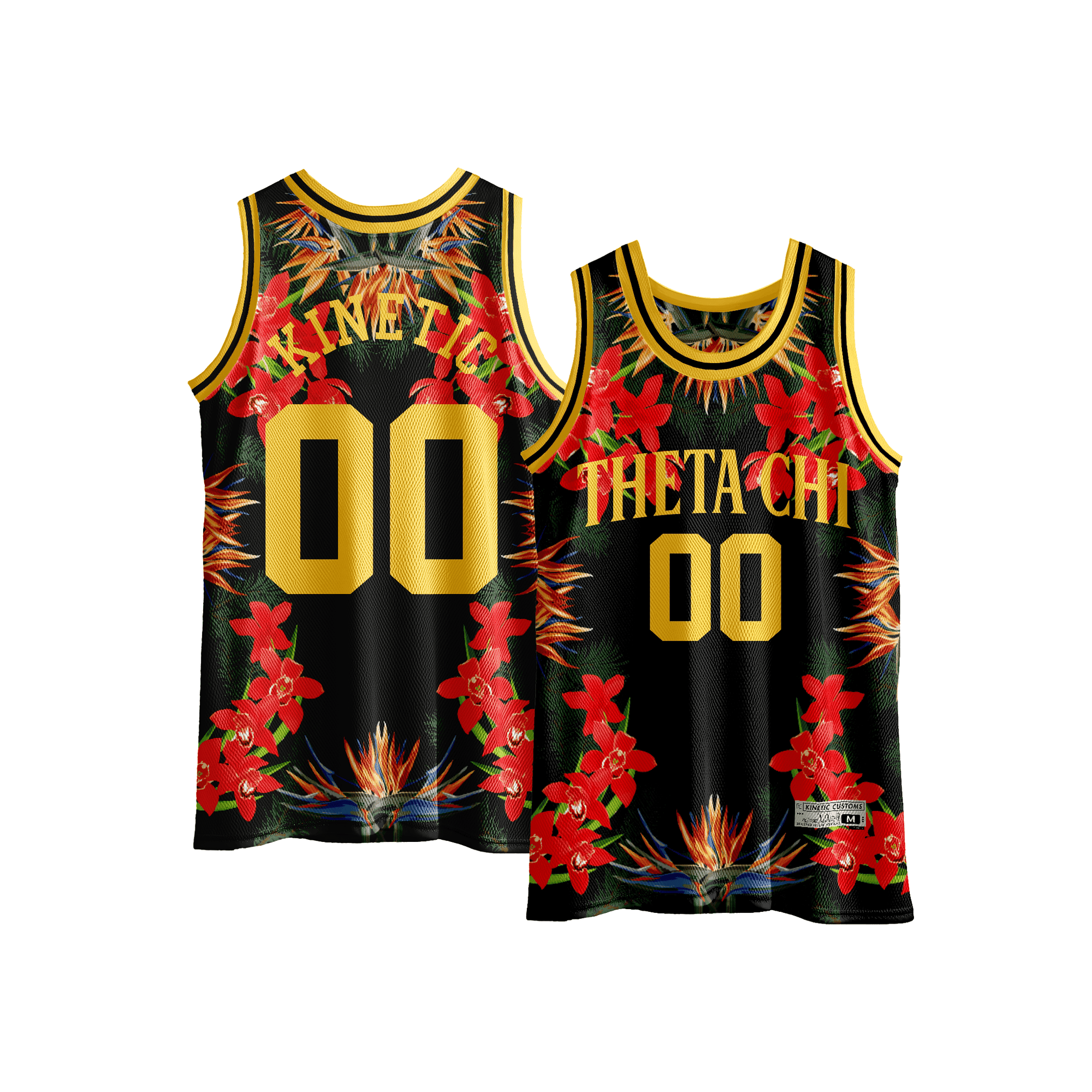 Theta Chi - Orchid Paradise Basketball Jersey