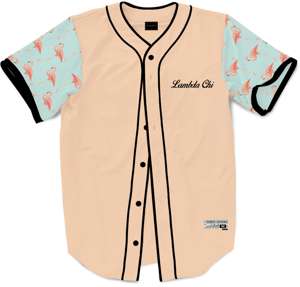 Lambda Chi Alpha - Cream Baseball Jersey