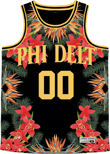 Phi Delt Retro Block Basketball Jersey