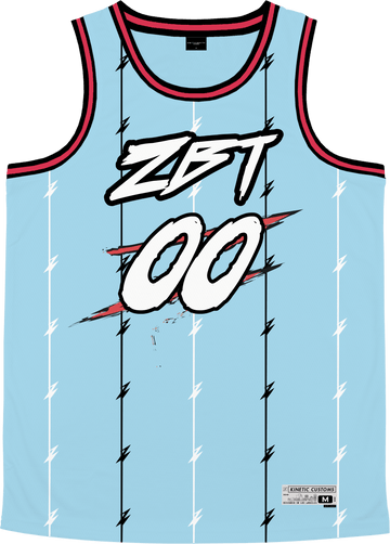 Zeta Beta Tau - Blue Cream Hockey Jersey