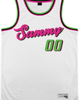 Sigma Alpha Mu - Bubble Gum Basketball Jersey - Kinetic Society