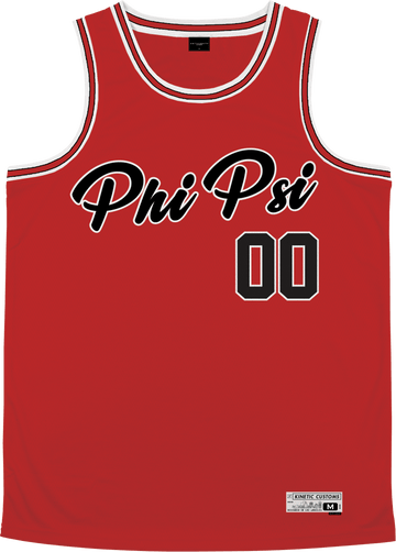 Phi Kappa Psi - Classic Ballpark Red Baseball Jersey – Kinetic Society LLC